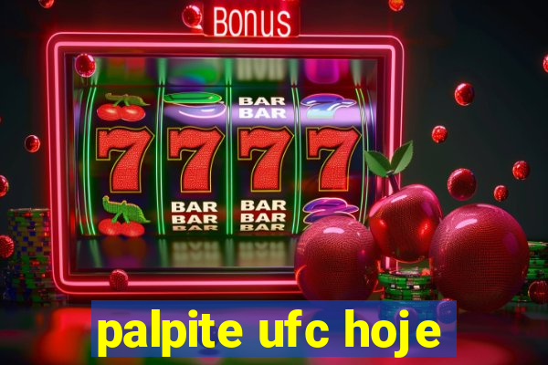 palpite ufc hoje