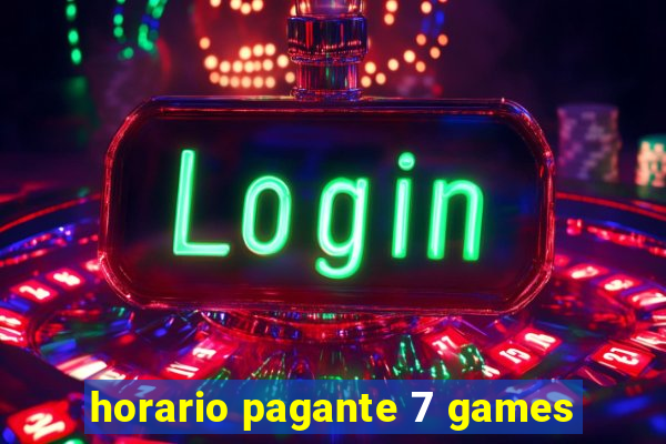 horario pagante 7 games