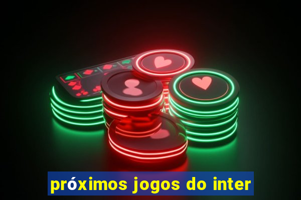 próximos jogos do inter