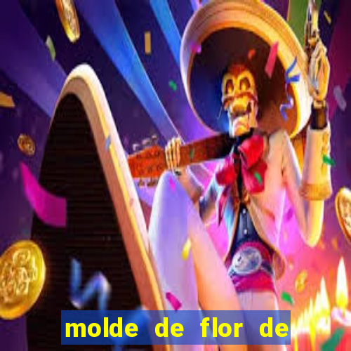 molde de flor de eva grande para imprimir