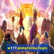 w777 plataforma login