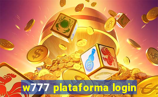 w777 plataforma login