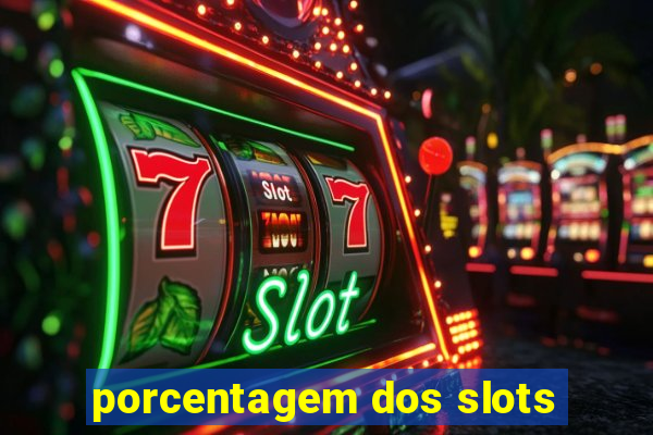 porcentagem dos slots