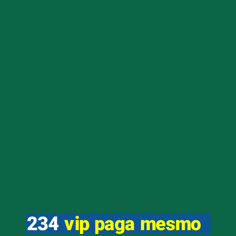 234 vip paga mesmo