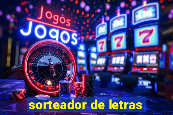 sorteador de letras