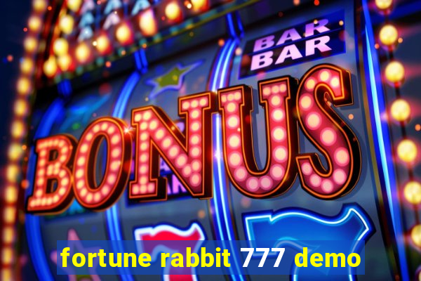 fortune rabbit 777 demo