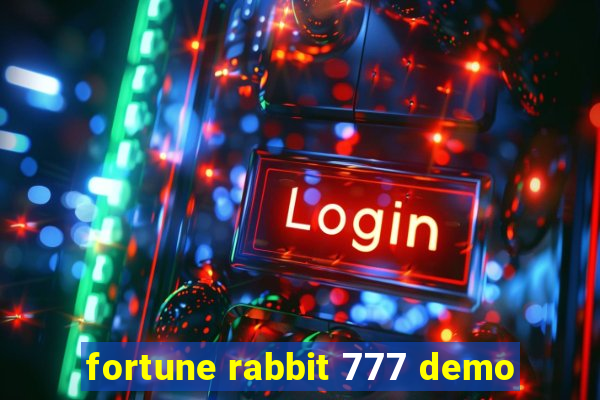 fortune rabbit 777 demo