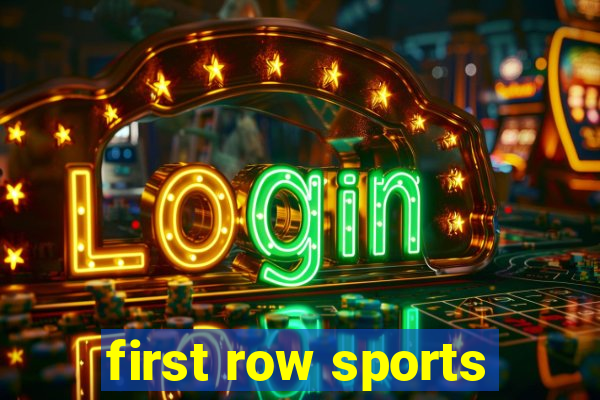 first row sports