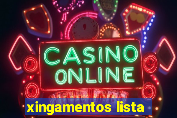 xingamentos lista