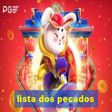 lista dos pecados