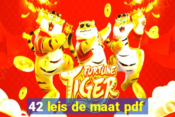 42 leis de maat pdf