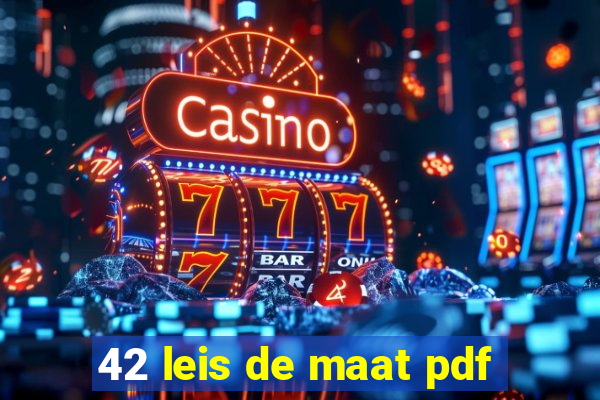 42 leis de maat pdf