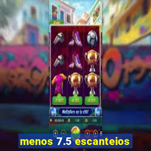 menos 7.5 escanteios