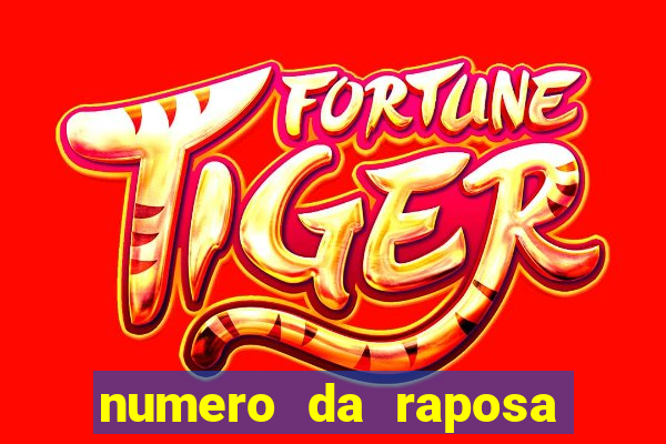 numero da raposa jogo do bicho