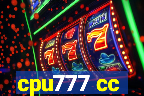 cpu777 cc