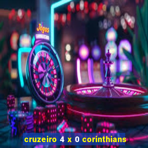 cruzeiro 4 x 0 corinthians