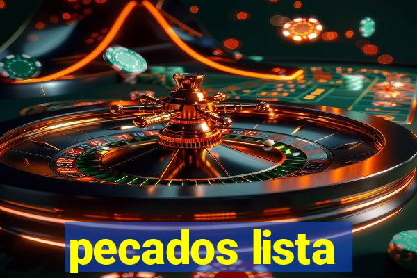 pecados lista