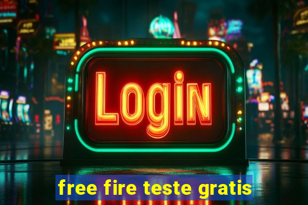 free fire teste gratis