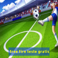 free fire teste gratis