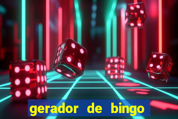 gerador de bingo de palavras