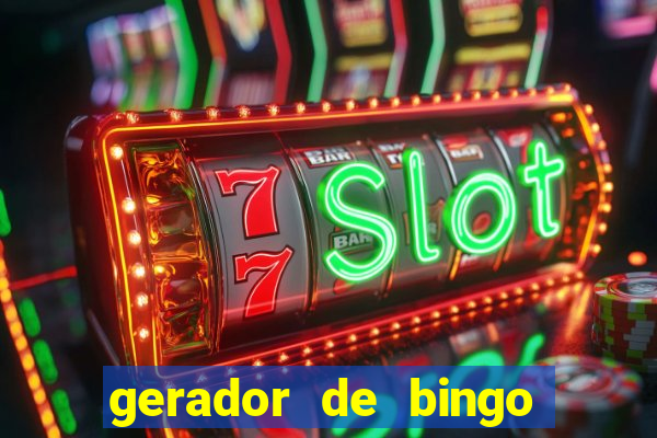 gerador de bingo de palavras