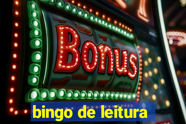 bingo de leitura