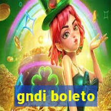 gndi boleto