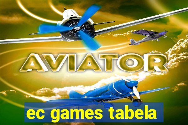 ec games tabela