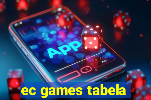 ec games tabela