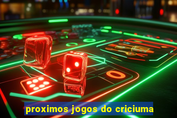 proximos jogos do criciuma