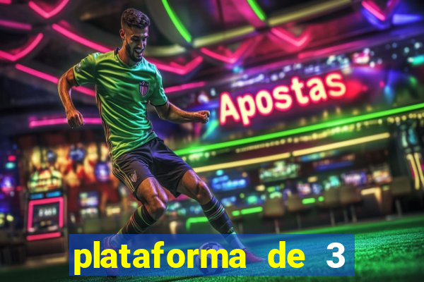 plataforma de 3 reais jogo