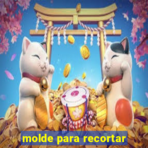 molde para recortar