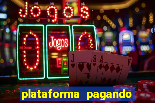 plataforma pagando bonus no cadastro