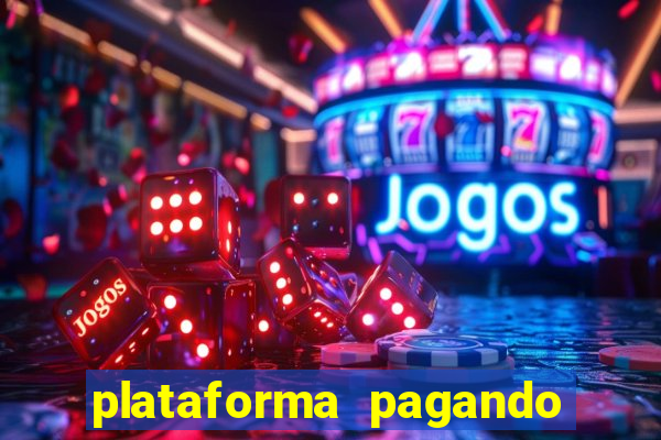 plataforma pagando bonus no cadastro