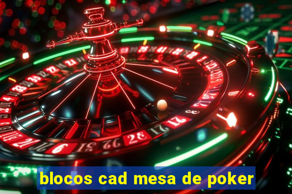 blocos cad mesa de poker