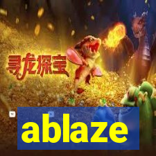 ablaze