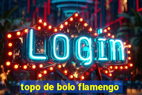 topo de bolo flamengo