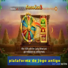 plataforma de jogo antigo