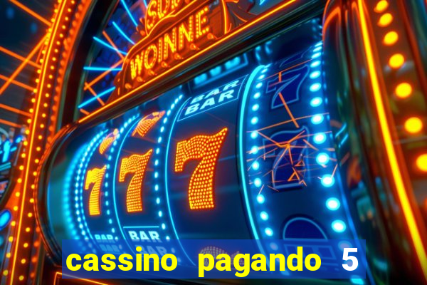 cassino pagando 5 reais no cadastro