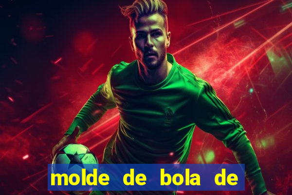 molde de bola de futebol para imprimir