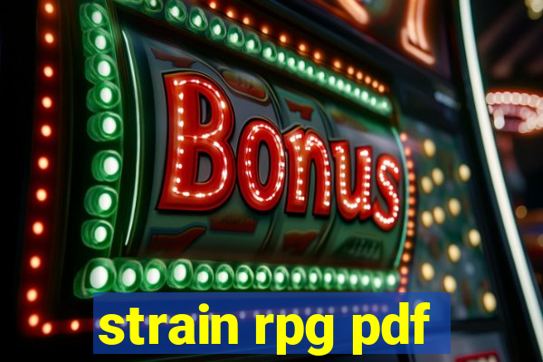 strain rpg pdf