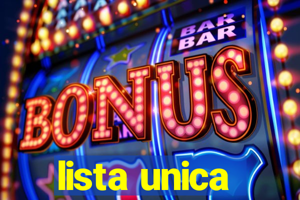 lista unica