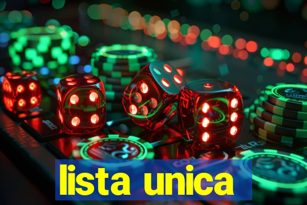 lista unica