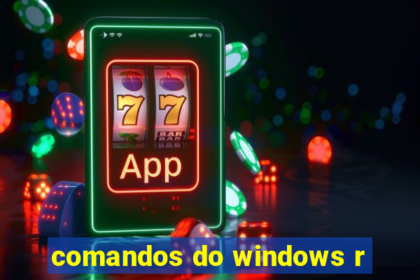 comandos do windows r