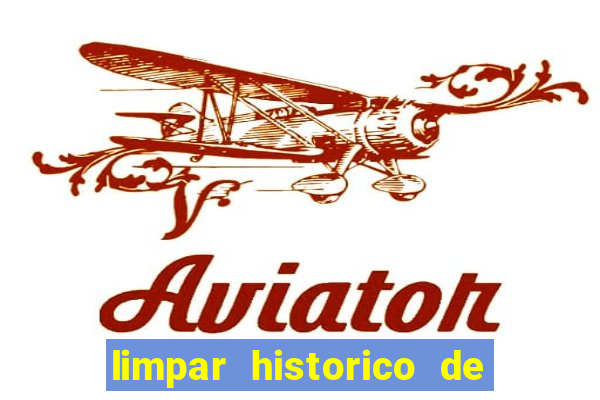 limpar historico de apostas bet365