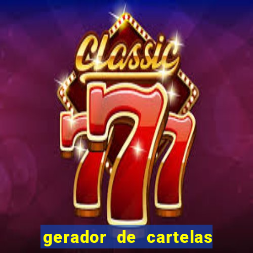 gerador de cartelas de bingo 1 a 99