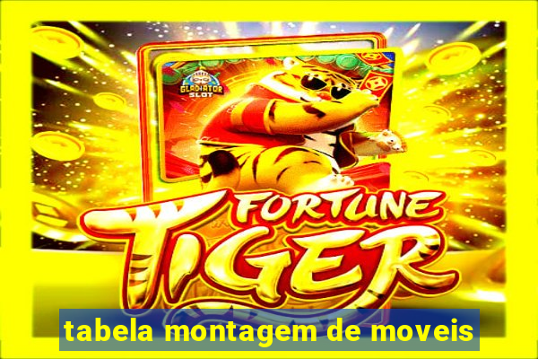 tabela montagem de moveis