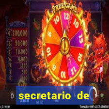 secretario de esporte salario