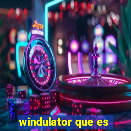 windulator que es