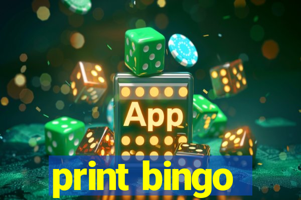 print bingo